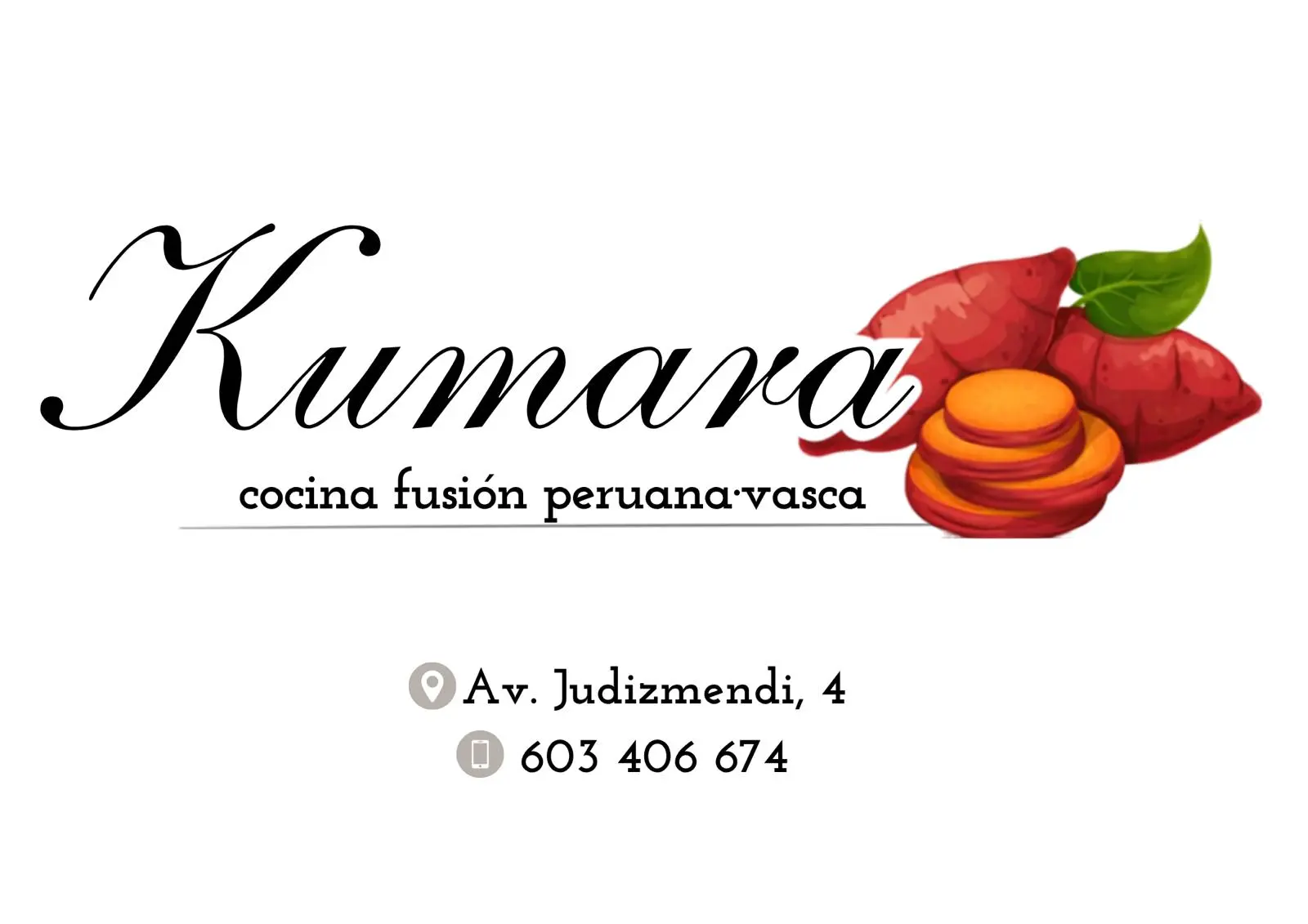 Kumara cocina fusión peruana vasca logo Kumara cocina fusión peruana vasca logo